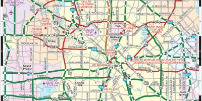 Staden Dallas karta